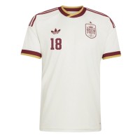 Pánský Fotbalový dres Španělsko Martin Zubimendi #18 MS 2026 Venkovní Krátký Rukáv